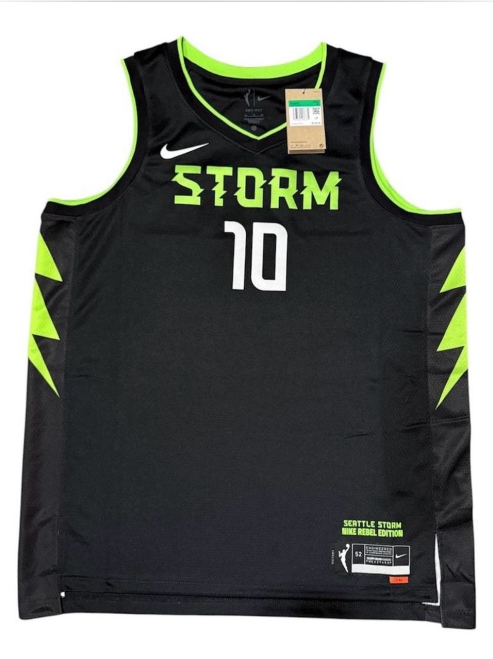 Sue Bird Seattle Storm Size 2XL 2024 Rebel Edition Nike WNBA Victory Jersey NWT